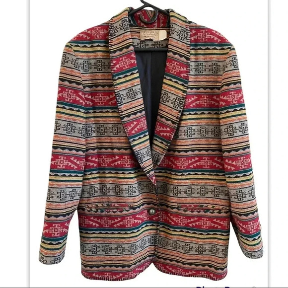 Knockabouts Pendleton Aztec Southwest Blazer - Picture 1 of 9
